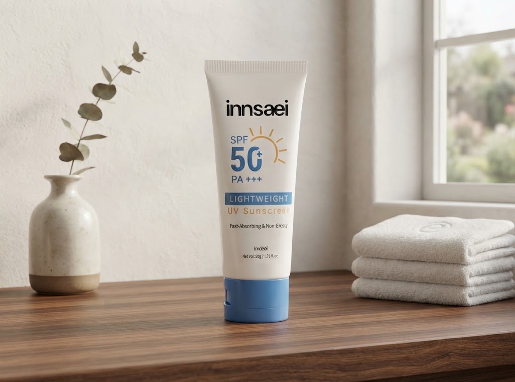 Innsaei Lightweight UV Sunscreen 50ml - Image 3