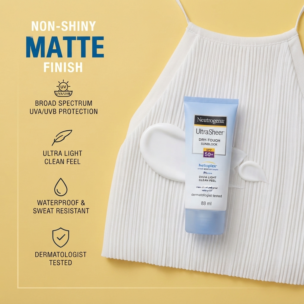 Neutrogena Ultra Sheer Dry Touch Sunblock SPF 50 88ml - Image 3