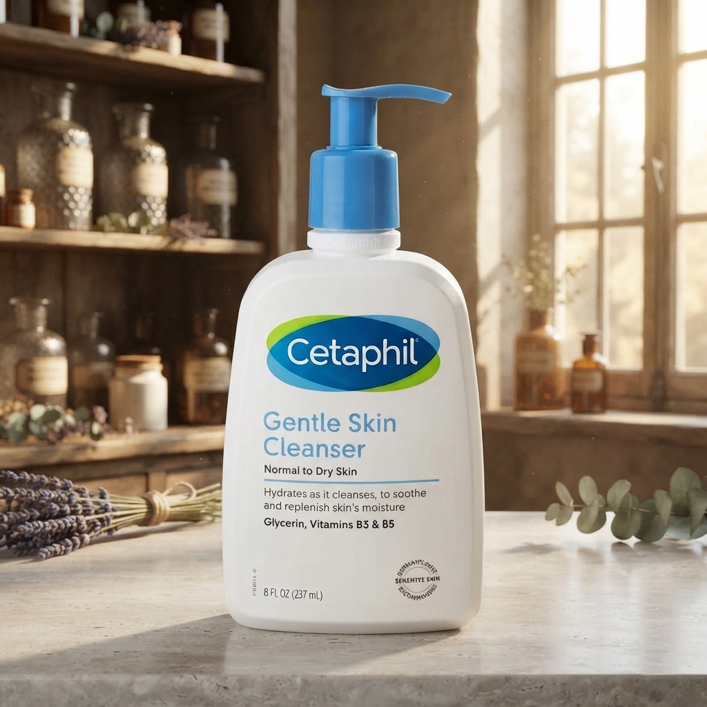 Cetaphil Gentle Skin Cleanser for Normal to Dry Skin with Hydrating Glycerin, Vitamins B3 & B5 237ml - Image 4