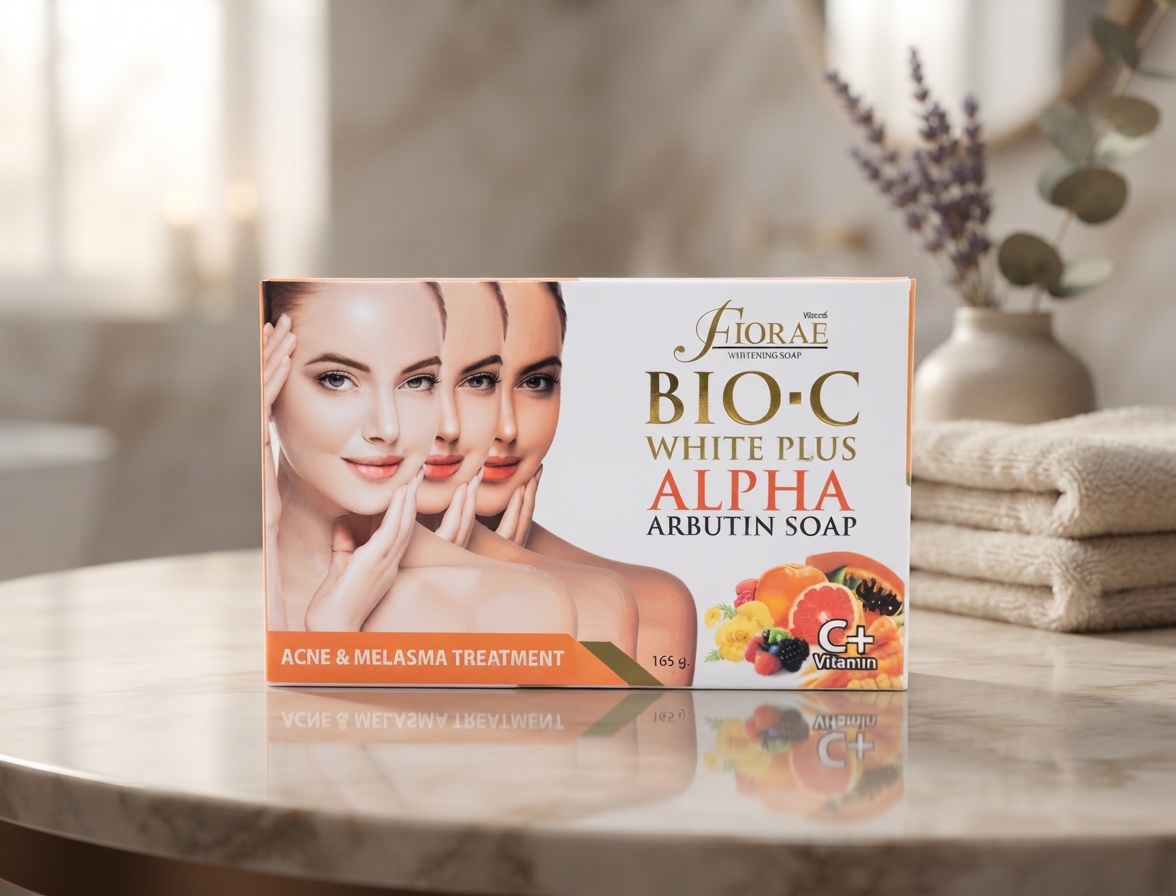 Fiorae Bio C White Plus Alpha Arbutin Soap 165gm - Image 3