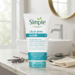 Simple Clear Pore Scrub 150ml | Velura